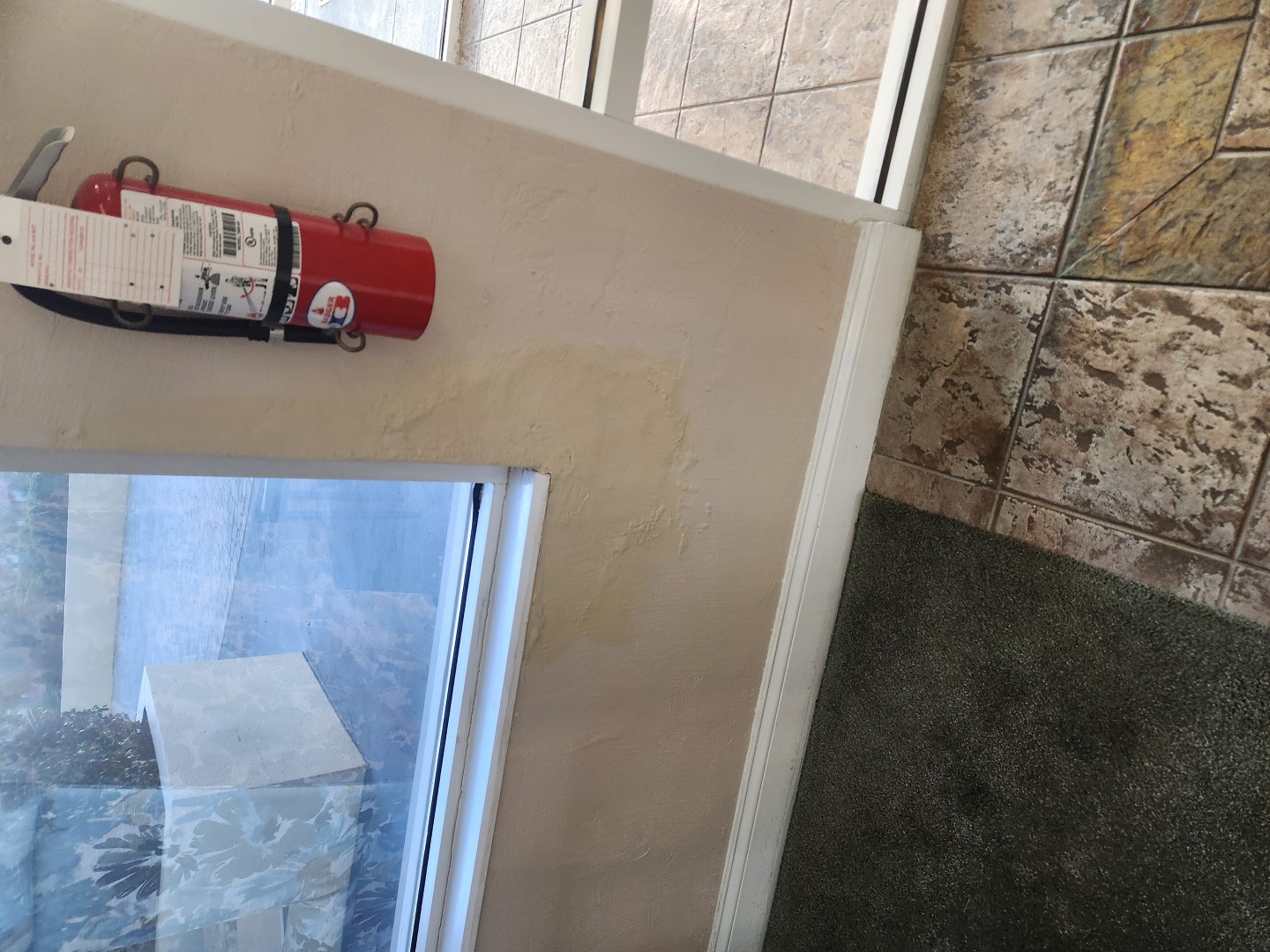 Lobby Discolored Wall